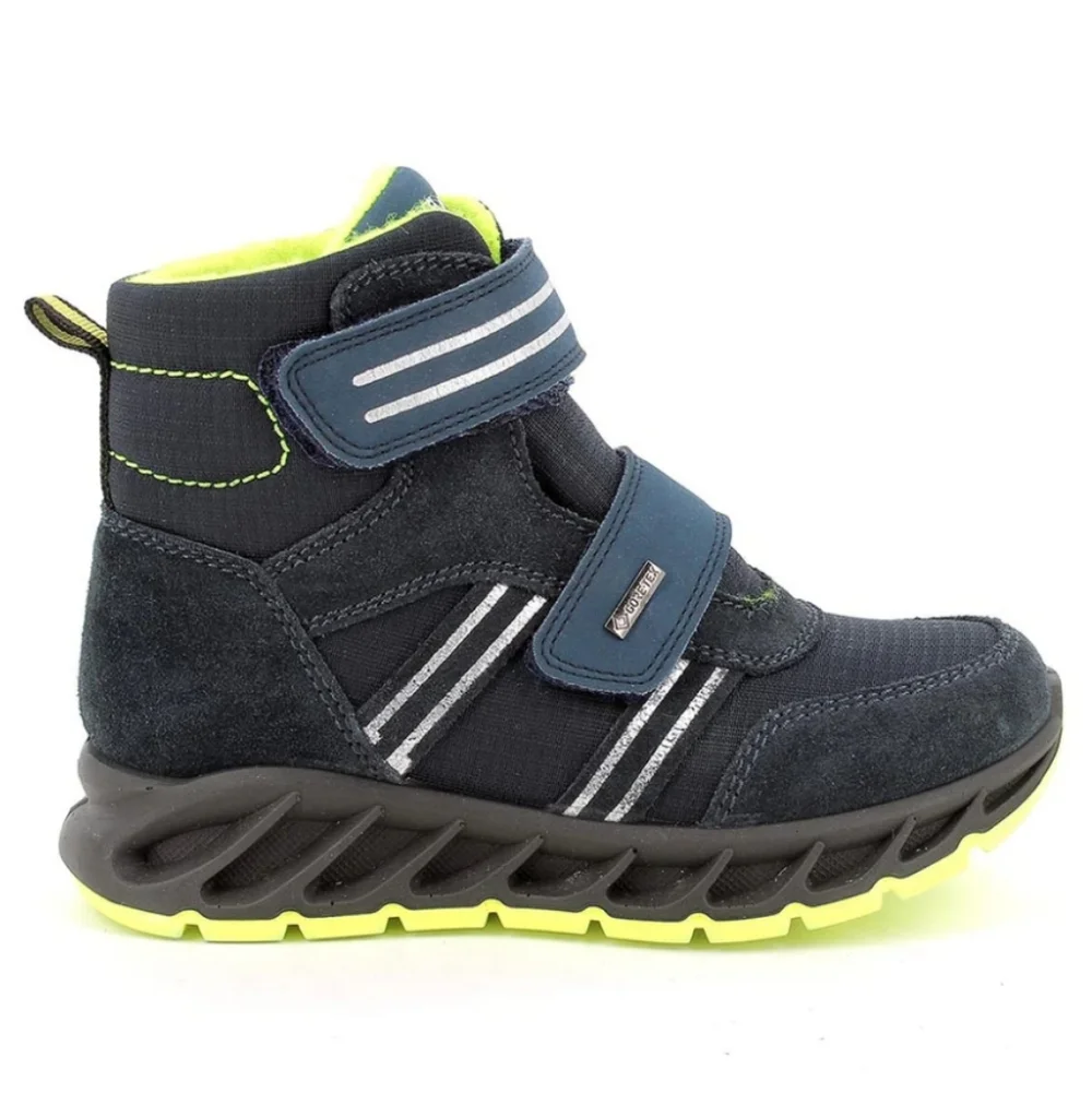 Primigi Boys Gore-Tex Hiker Boot Navy & Lime Nwt Size 7 (39)